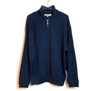 Tommy Bahama Edgier Aruba 3/4 Zip Cotton Sweater